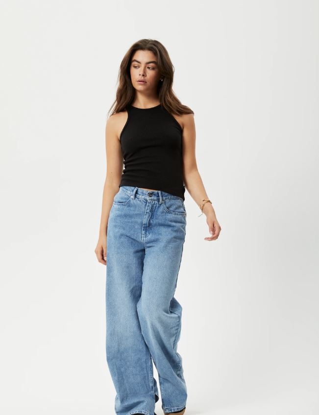 PEARLY CROPPED HEMP RIBBED SINGLET