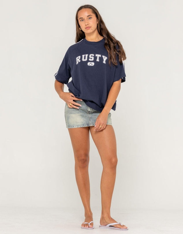ALL SAINT COLLEGIATE OG OVERSIZE TEE