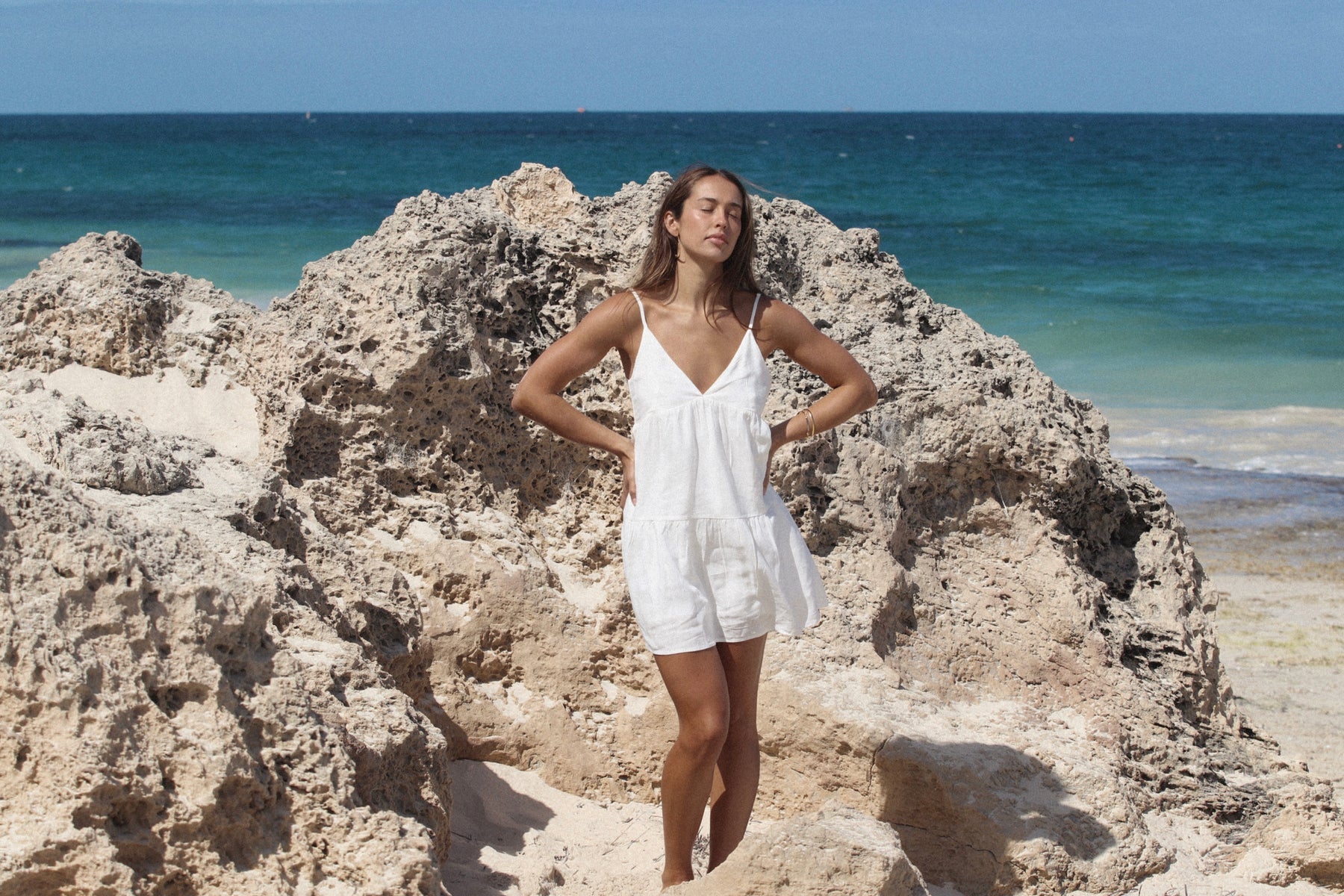 CLASSIC TIERED MINI DRESS