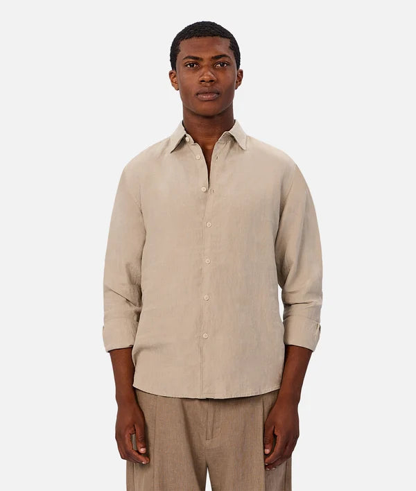 long sleeve linen shirt