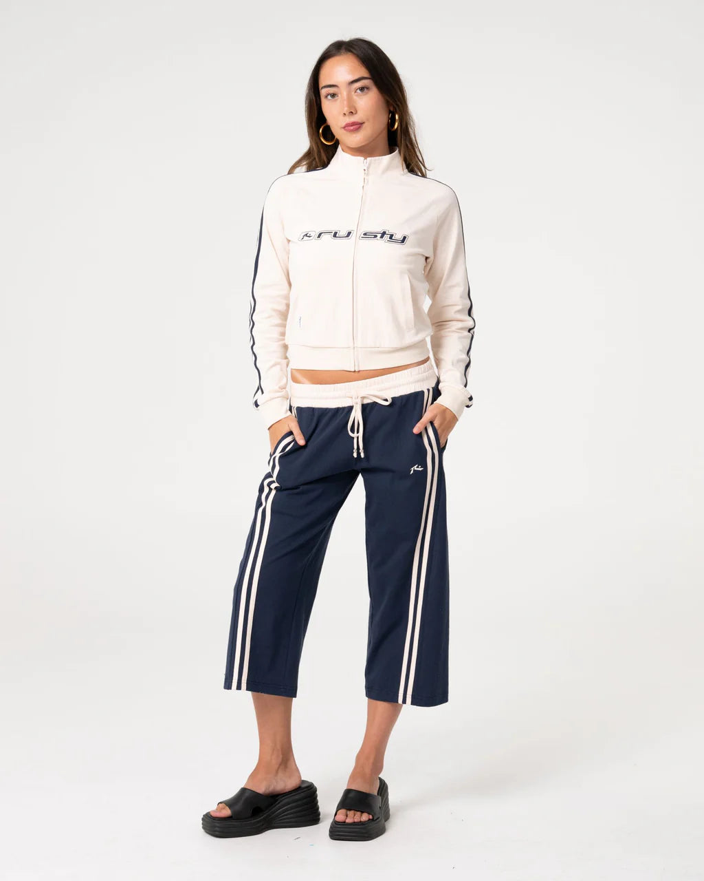 MANEATER FITTED ZIP THROUGH TRACK JACKET