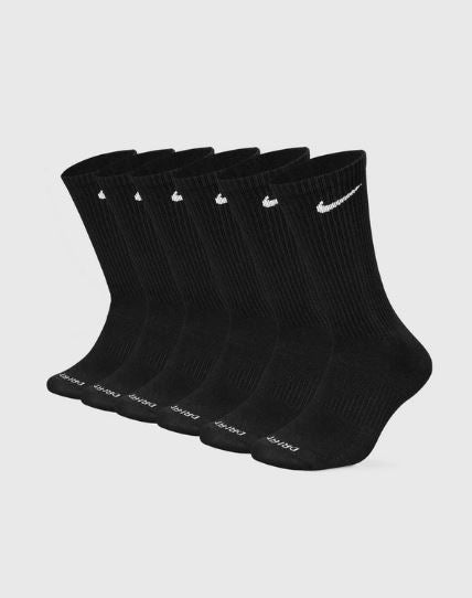 NIKE EVERYDAY CUSHIONED CREW 6 PACK