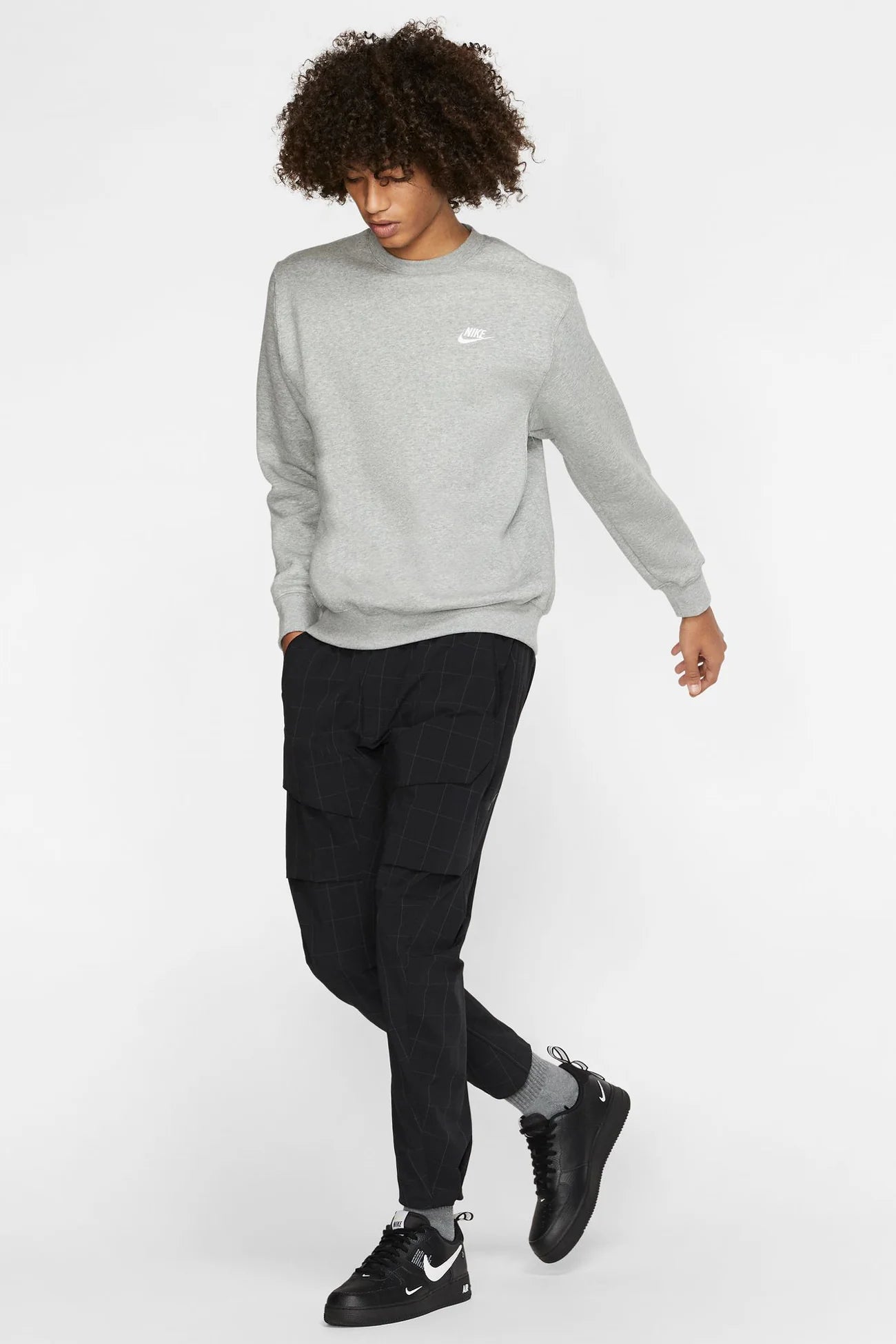 NIKE CLUB MENS FLEECE CREW