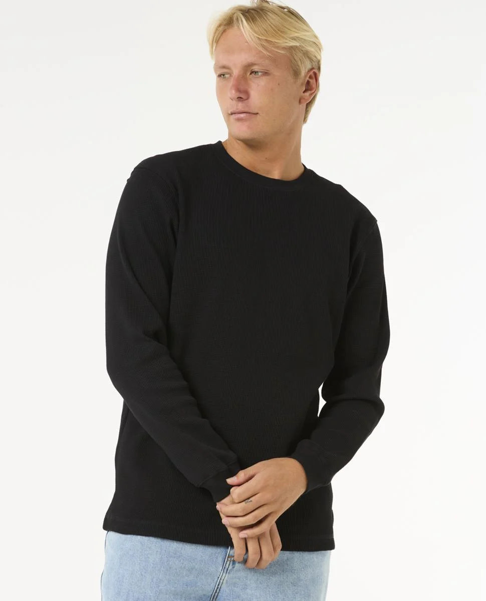 RAW ENERGY WAFFLE LS TEE