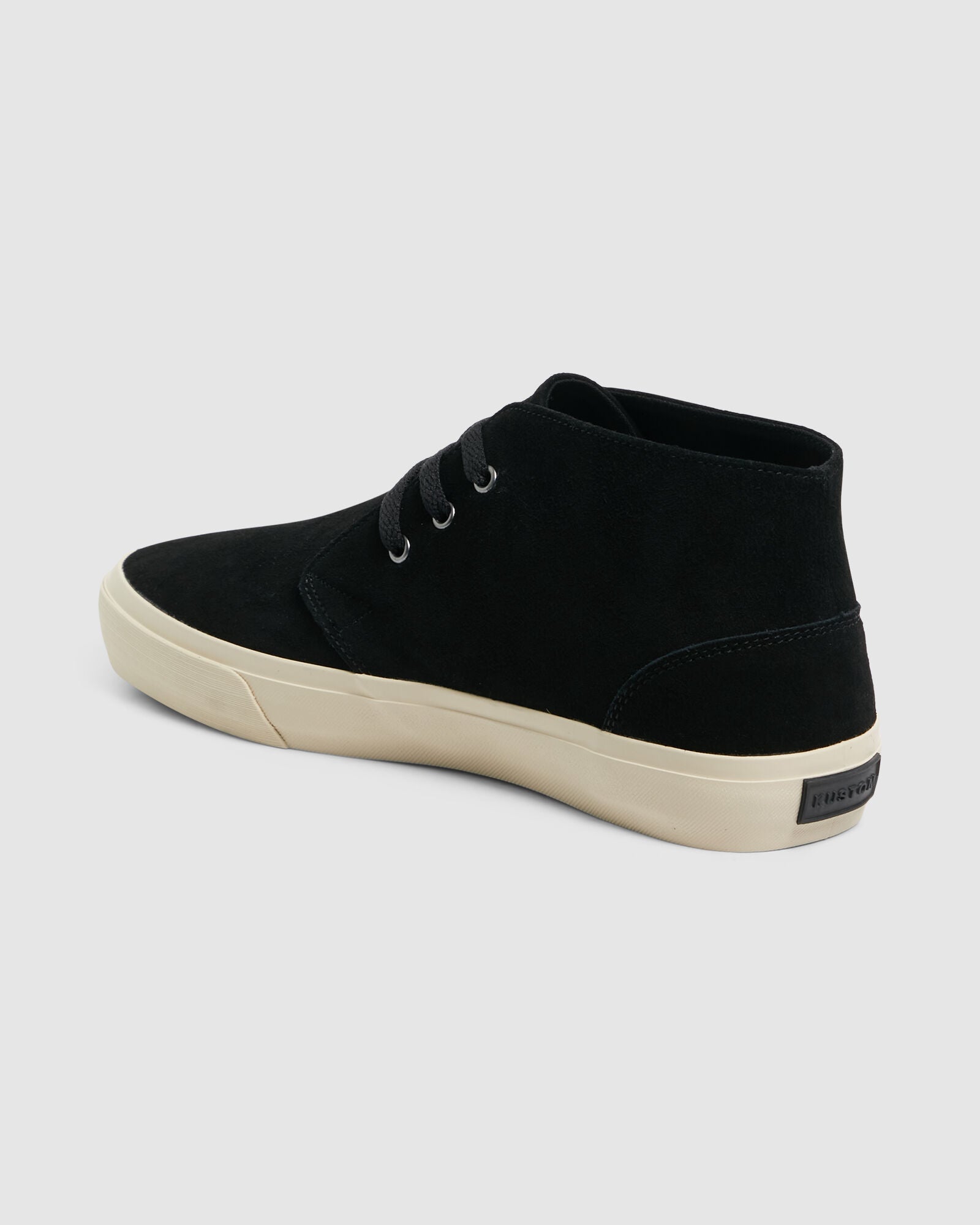 rae wide, kustom, black, mens shoes