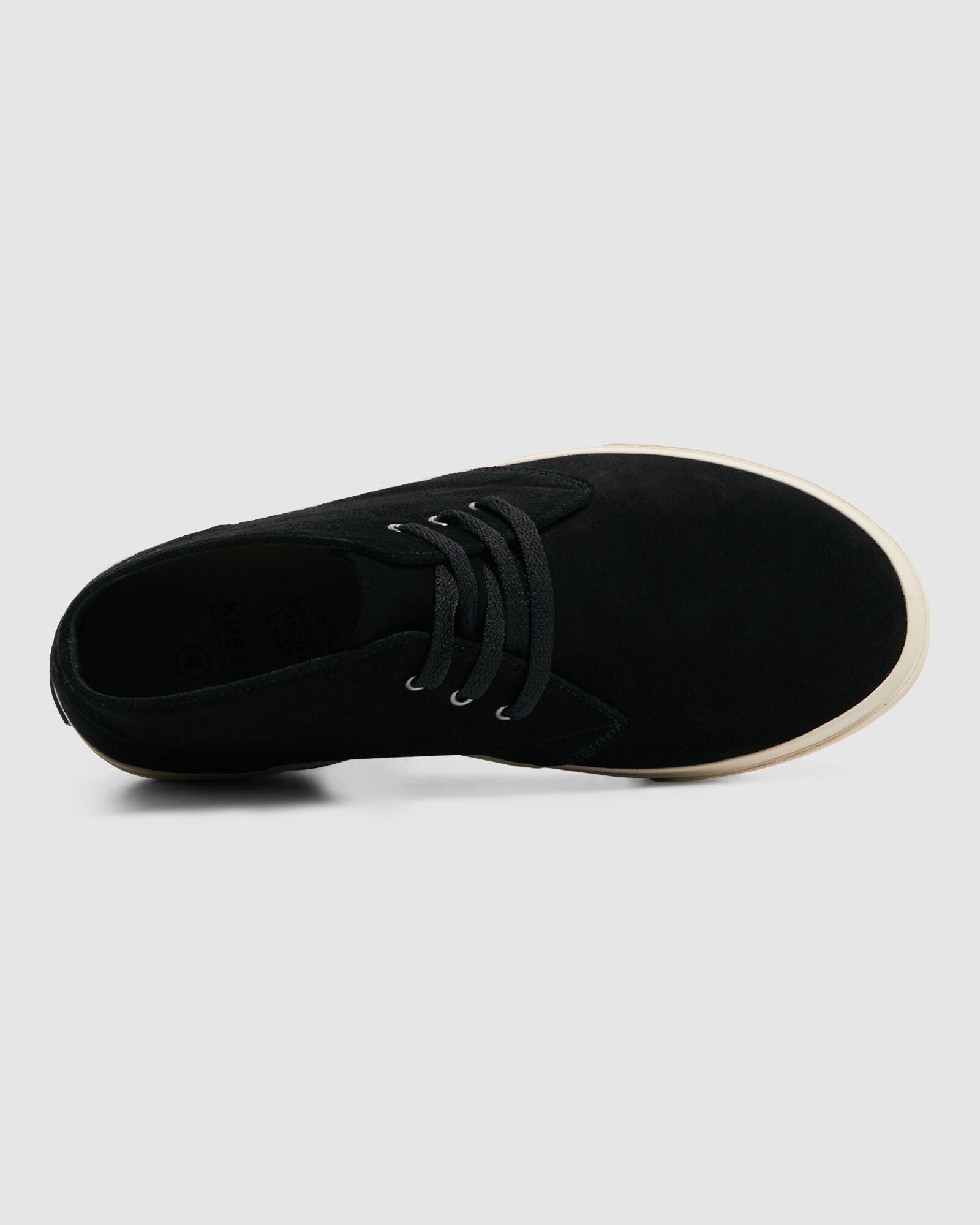 rae wide, kustom, black, mens shoes