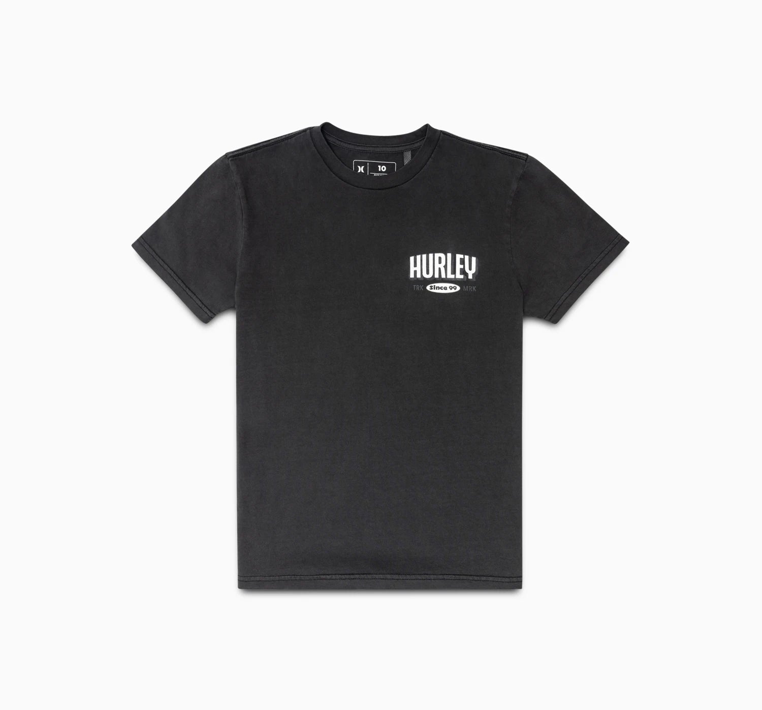 relentless boys tee black hurley