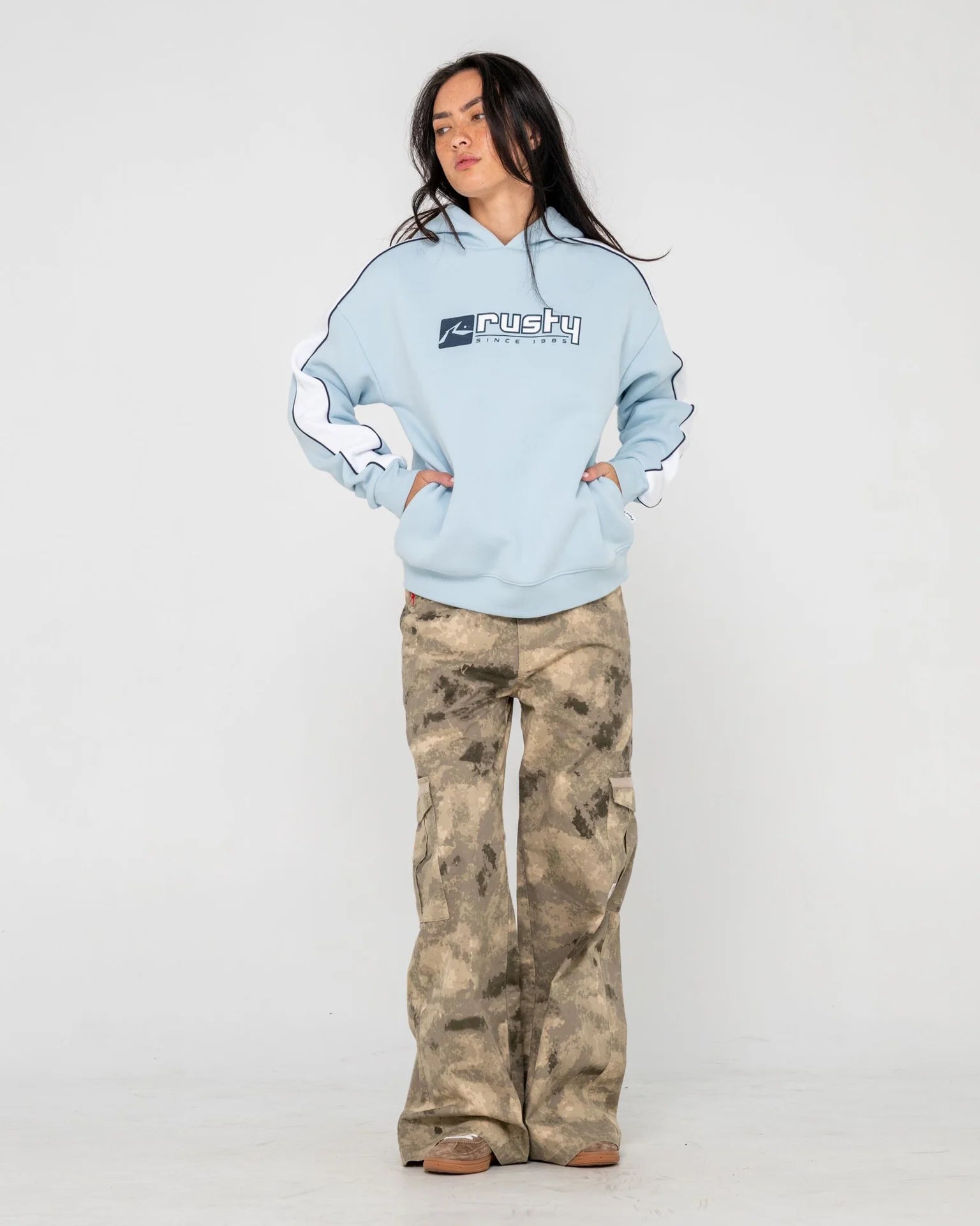 HAILSTONE OVERSIZED HOODED FLEECE