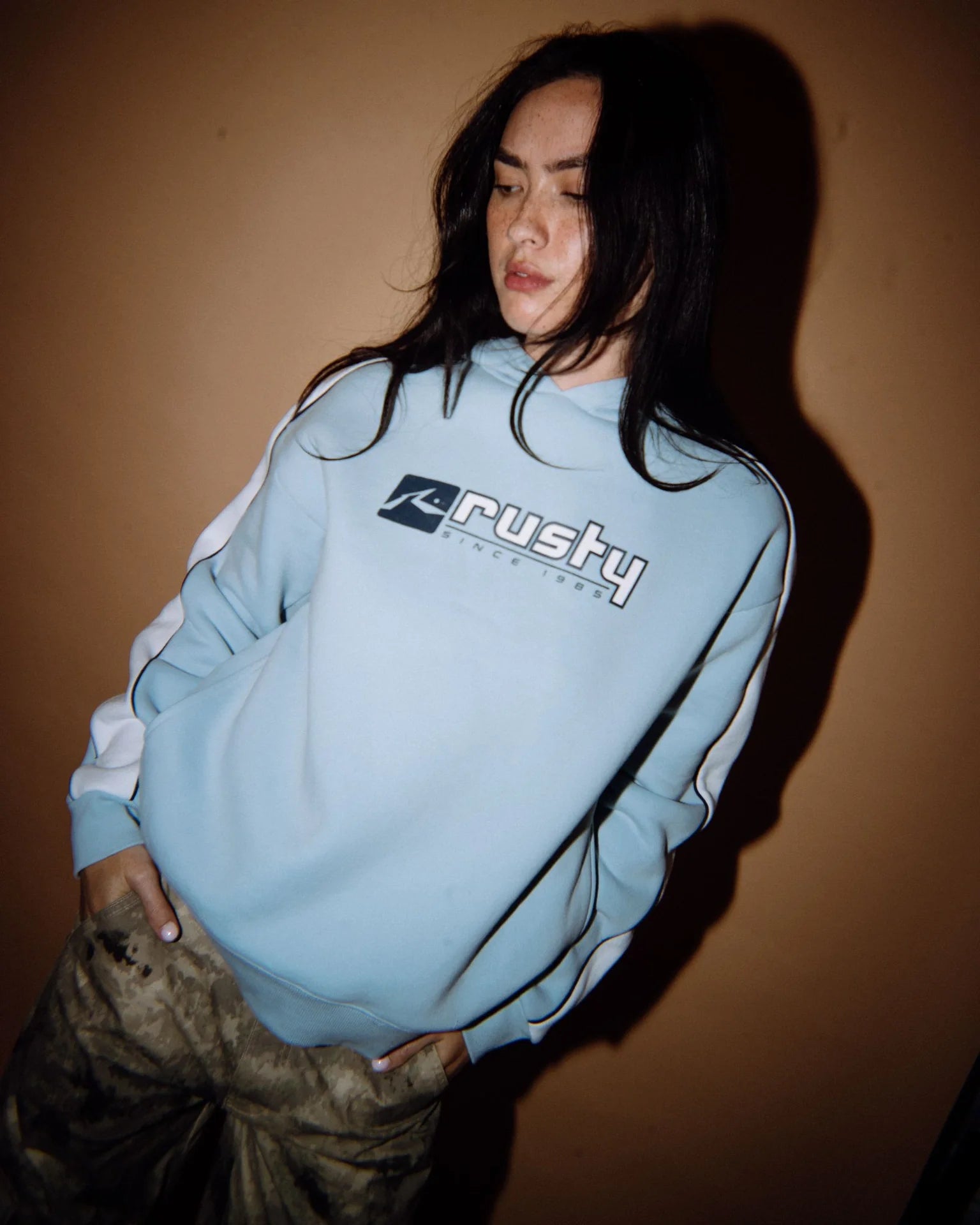 HAILSTONE OVERSIZED HOODED FLEECE