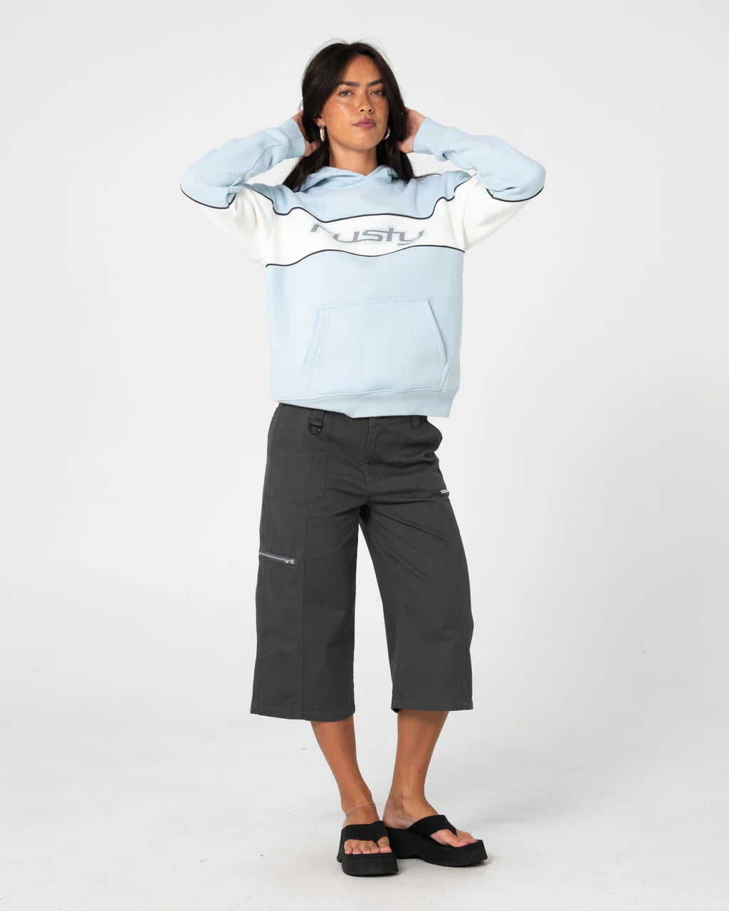 KINETIC OVERSIZED HOODED FLEECE