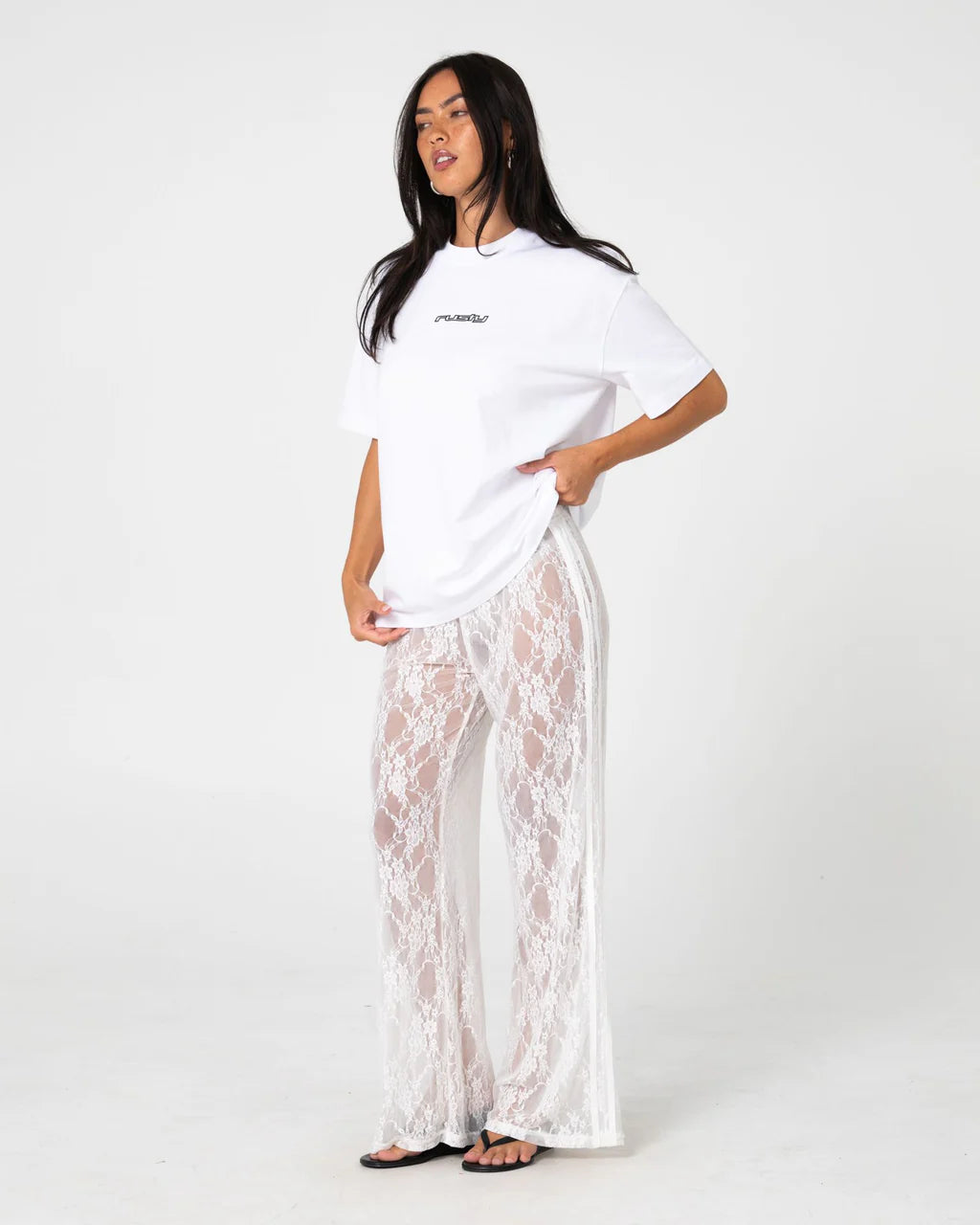 LORELAI LACE STRAIGHT LEG PANT