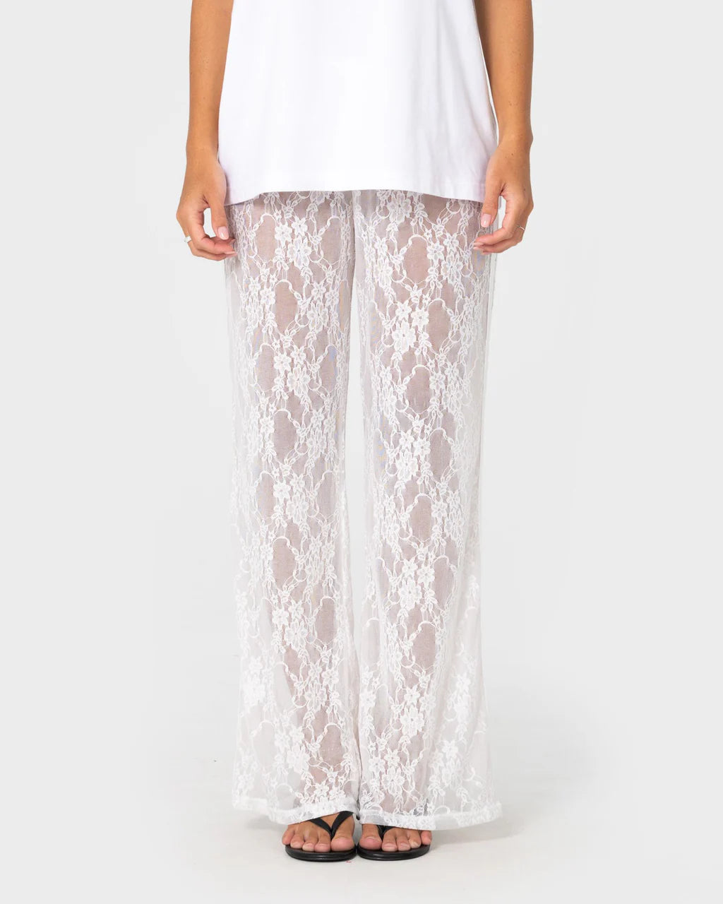 LORELAI LACE STRAIGHT LEG PANT