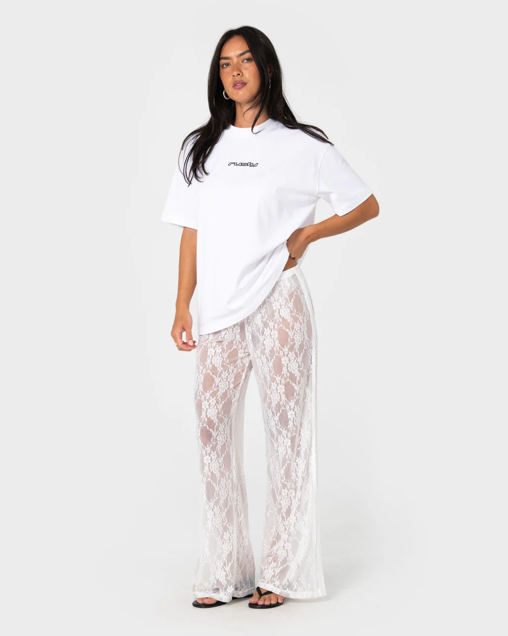 LORELAI LACE STRAIGHT LEG PANT