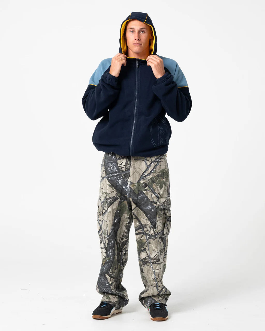 TECTONIC HOODED ZIP THRU POLAR FLEECE