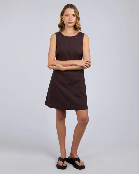 TALLOW TIE MINI DRESS