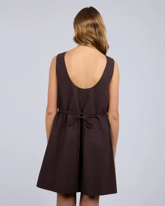 TALLOW TIE MINI DRESS