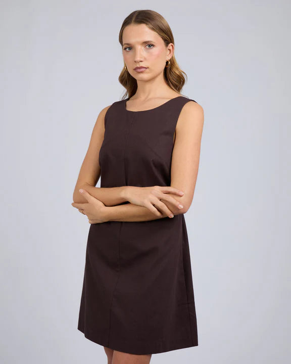 TALLOW TIE MINI DRESS