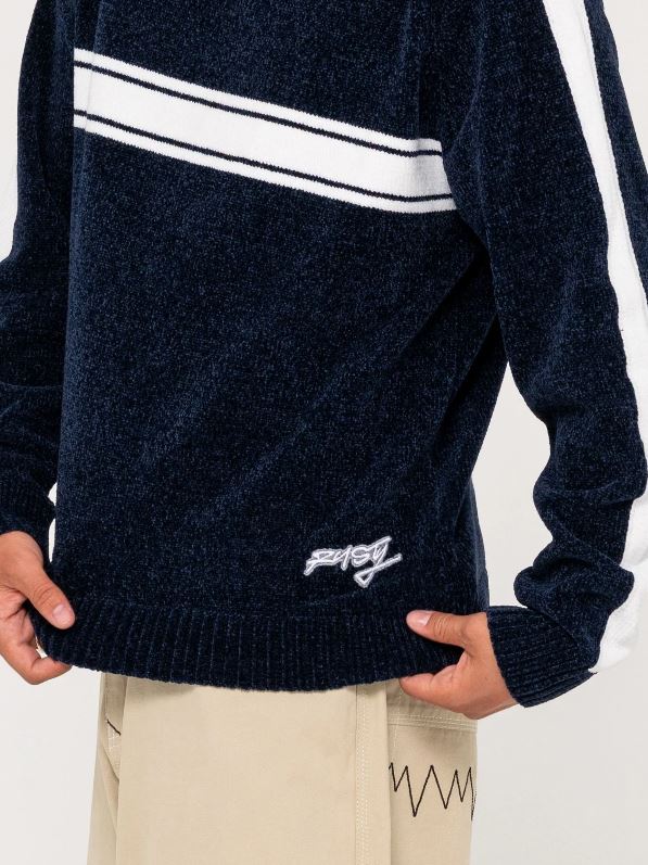 WHITE LINES CHENILLE