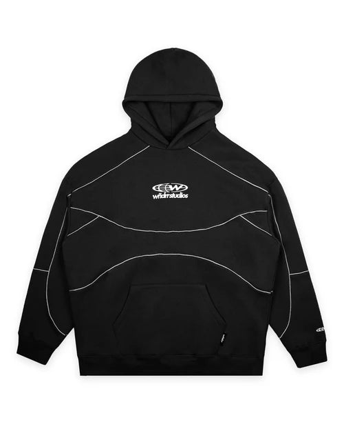GLOBE PANEL HOOD SWEAT