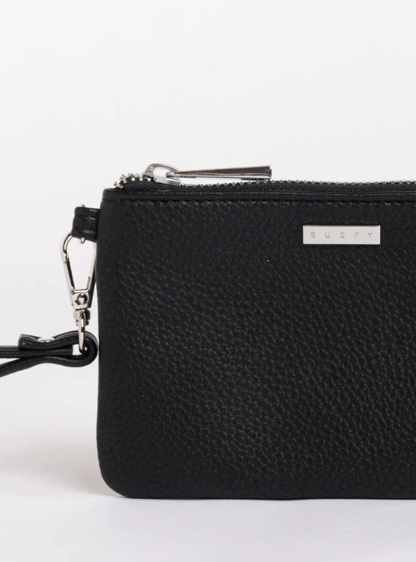 ESSENSE COIN PURSE BLACK NUDE RUSTY LADIES WALLETS COIN PURSE VEGAN LEATHER