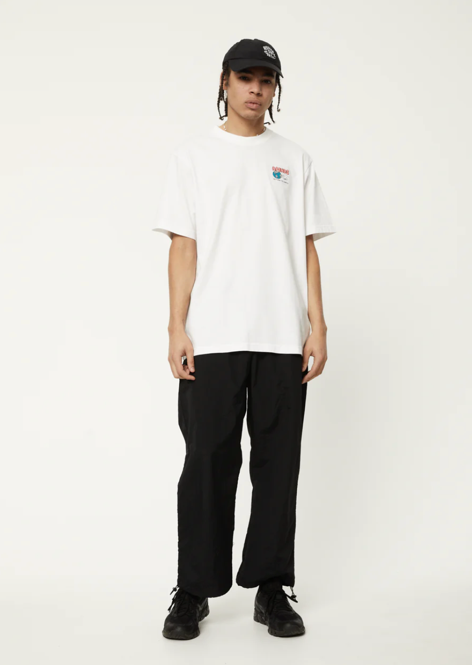 BACK TO IT RECYCLED RETRO GRAPHIC LOGO TEE