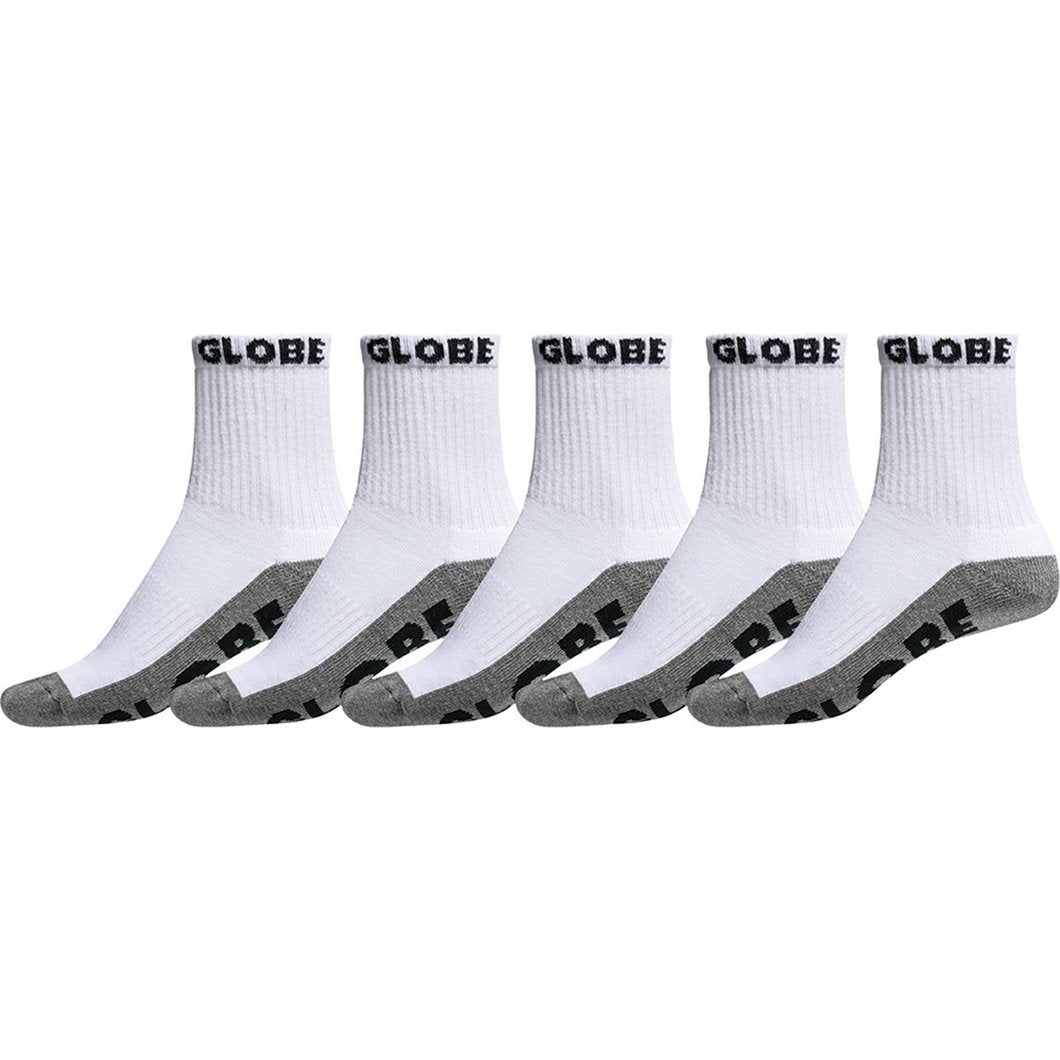 GLOBE BOYS SOCK 5 PACK QUARTER