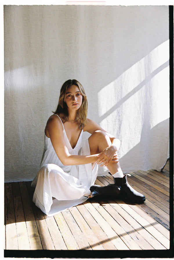 CLASSIC TIERED MIDI DRESS