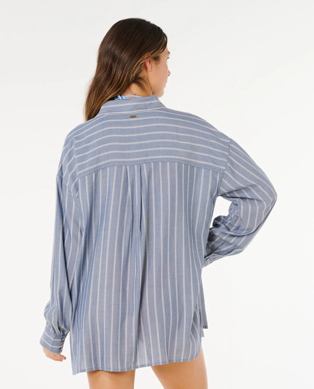 BEACH DAYS PINSTRIPED SHIRT
