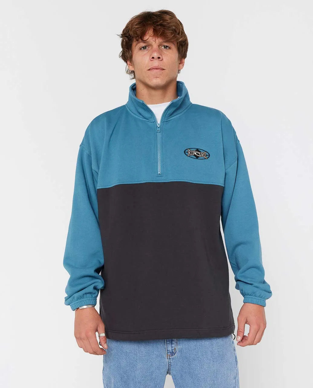 HERITAGE OVAL 1/4 ZIP CREW