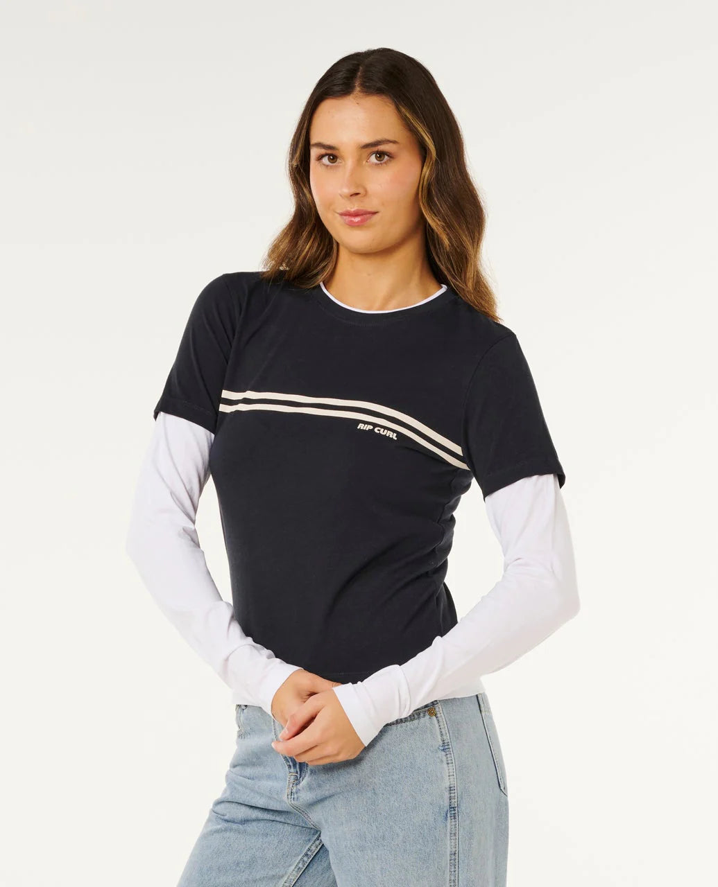 SURF REVIVAL LAYERED LS TEE