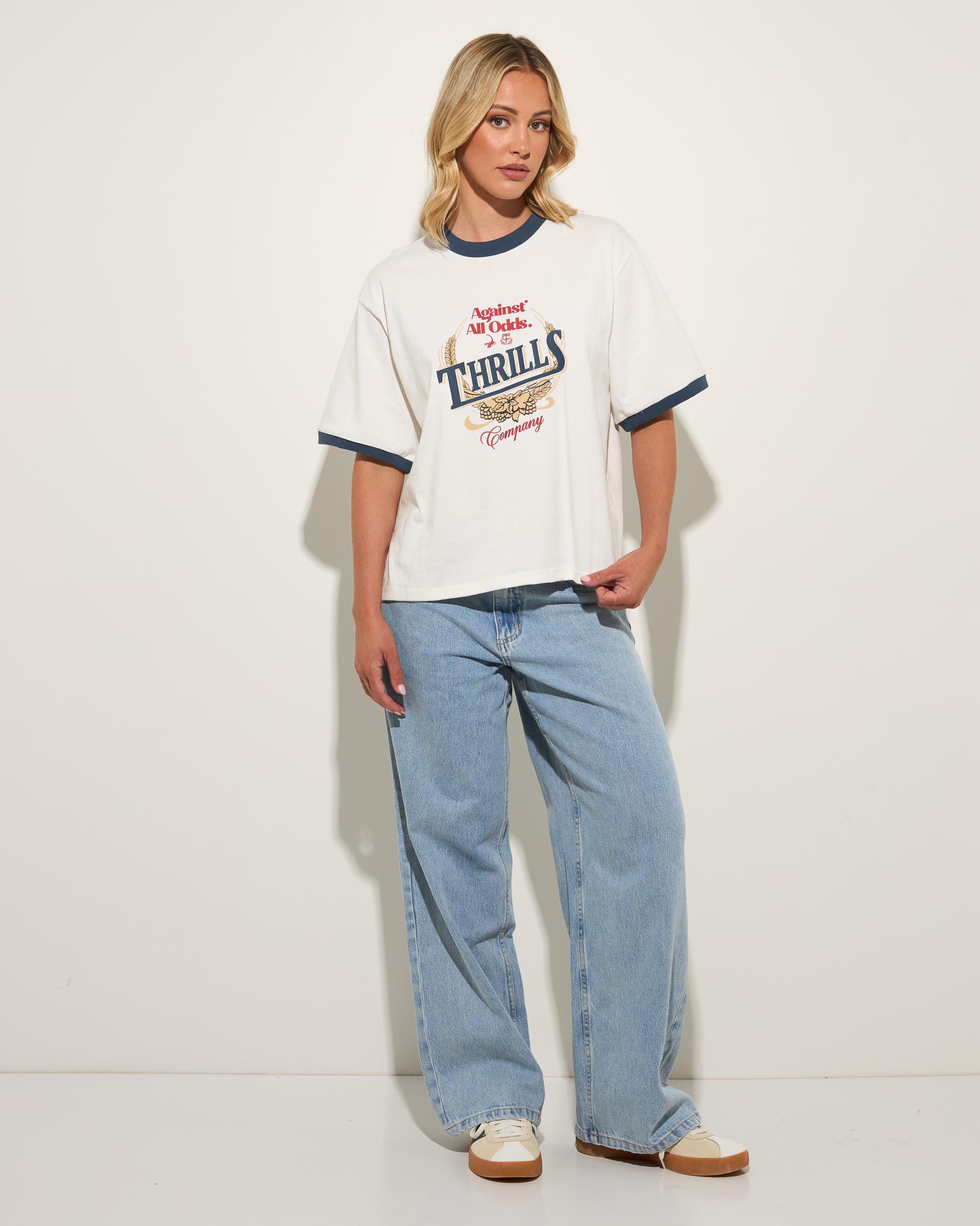 NEVER BETTER SQUARE TEE