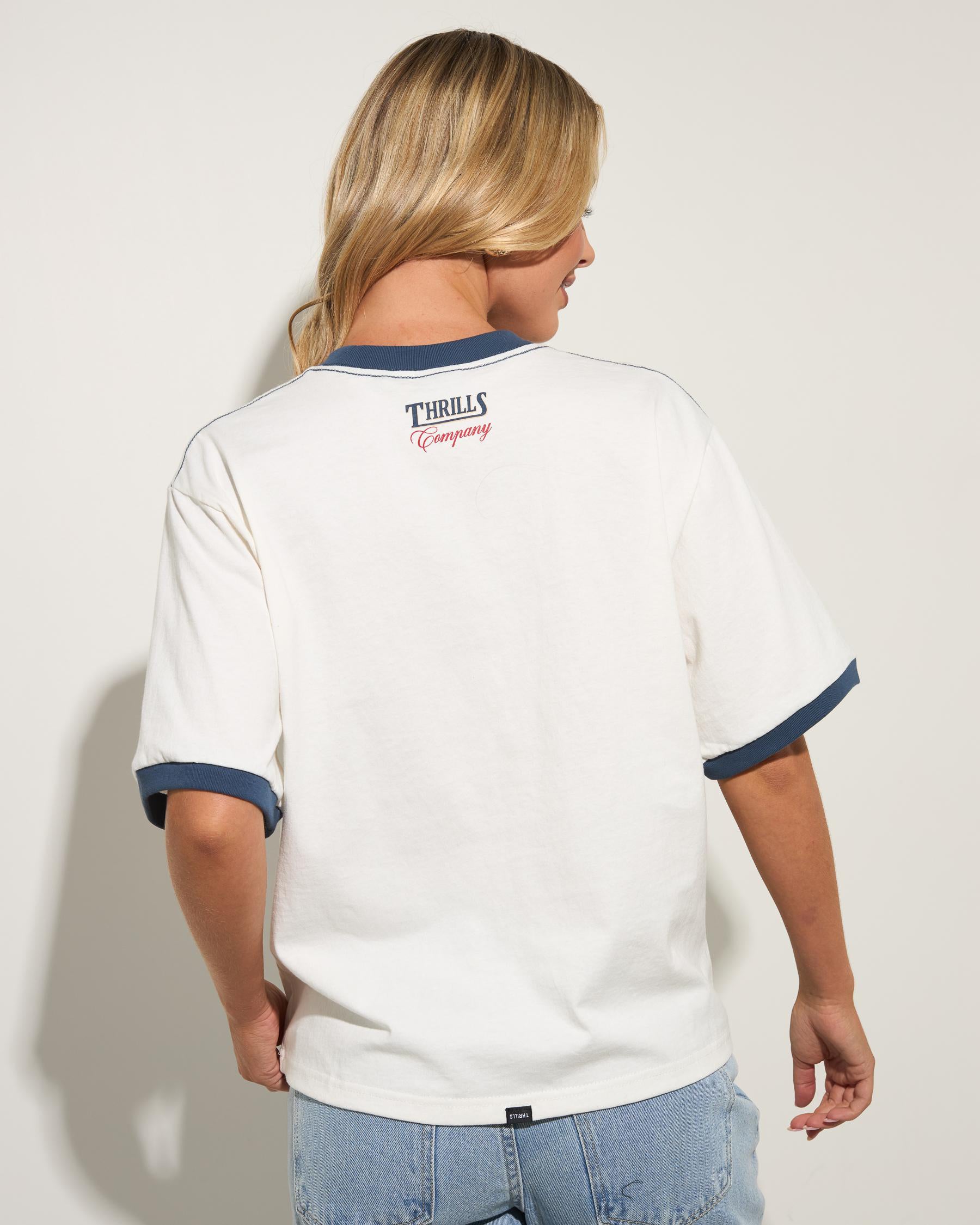 NEVER BETTER SQUARE TEE