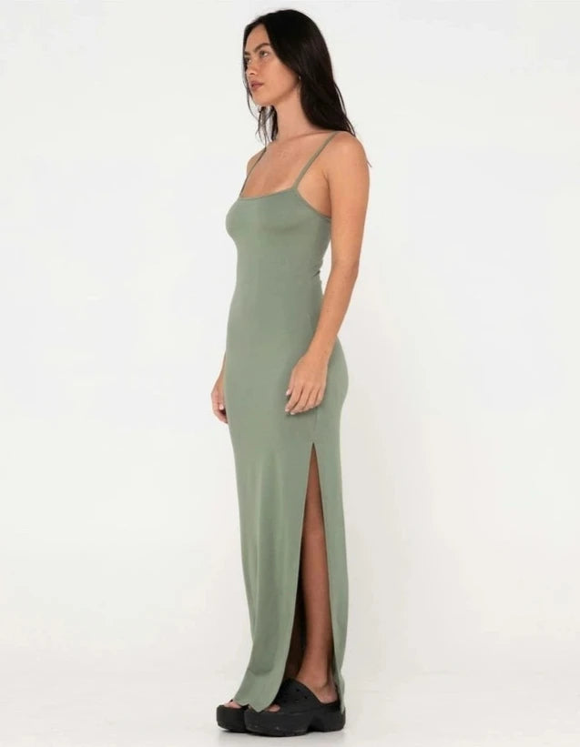 VICKY FIXED BACK SLIP MAXI DRESS
