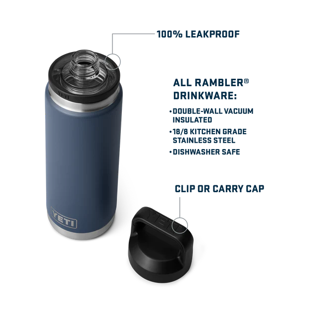 RAMBLER 26 OZ (760ML) BOTTLE WITH CHUG CAP