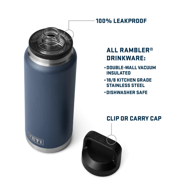 RAMBLER 36 OZ (1065ML) BOTTLE WITH CHUG CAP