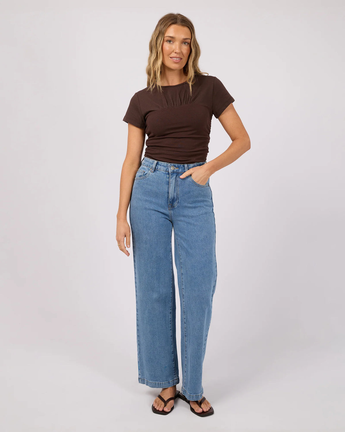 MIMI RUCHED TOP