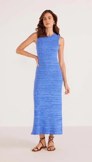 HARPER RIB KNIT MIDI DRESS