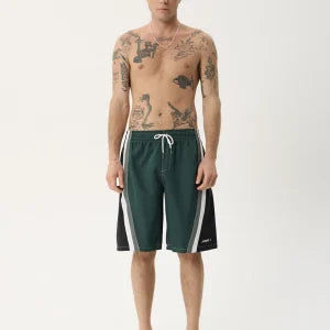 swim short green long board short 
