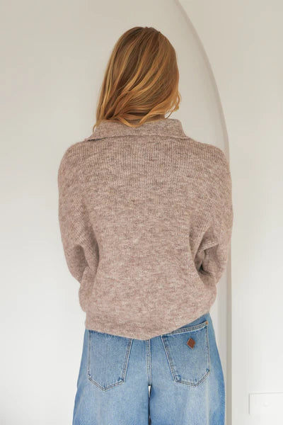 BONNI KNIT QUARTER ZIP JUMPER