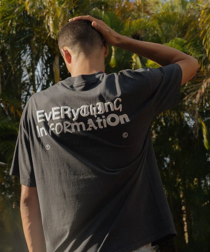 CHAIN OF FORMATION BOX FIT OVERSIZE TEE