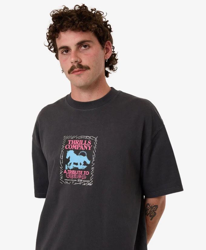 CHAIN OF FORMATION BOX FIT OVERSIZE TEE