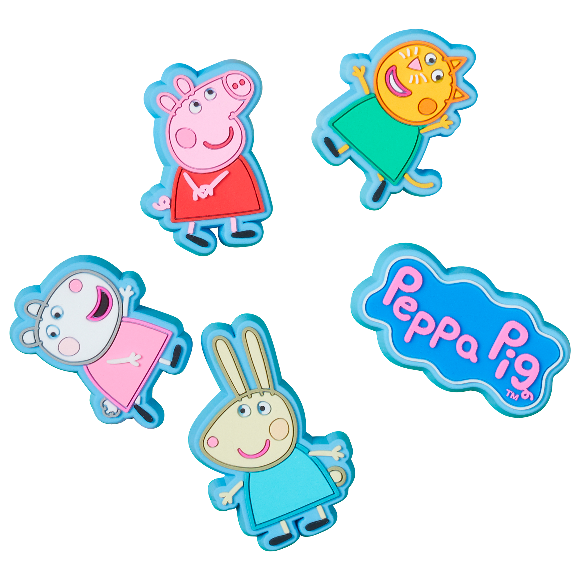 JIBBITZ PEPPA PIG 5 PACK