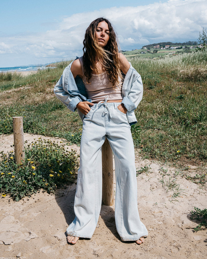 JADE SALTWASHED ELASTIC PANT