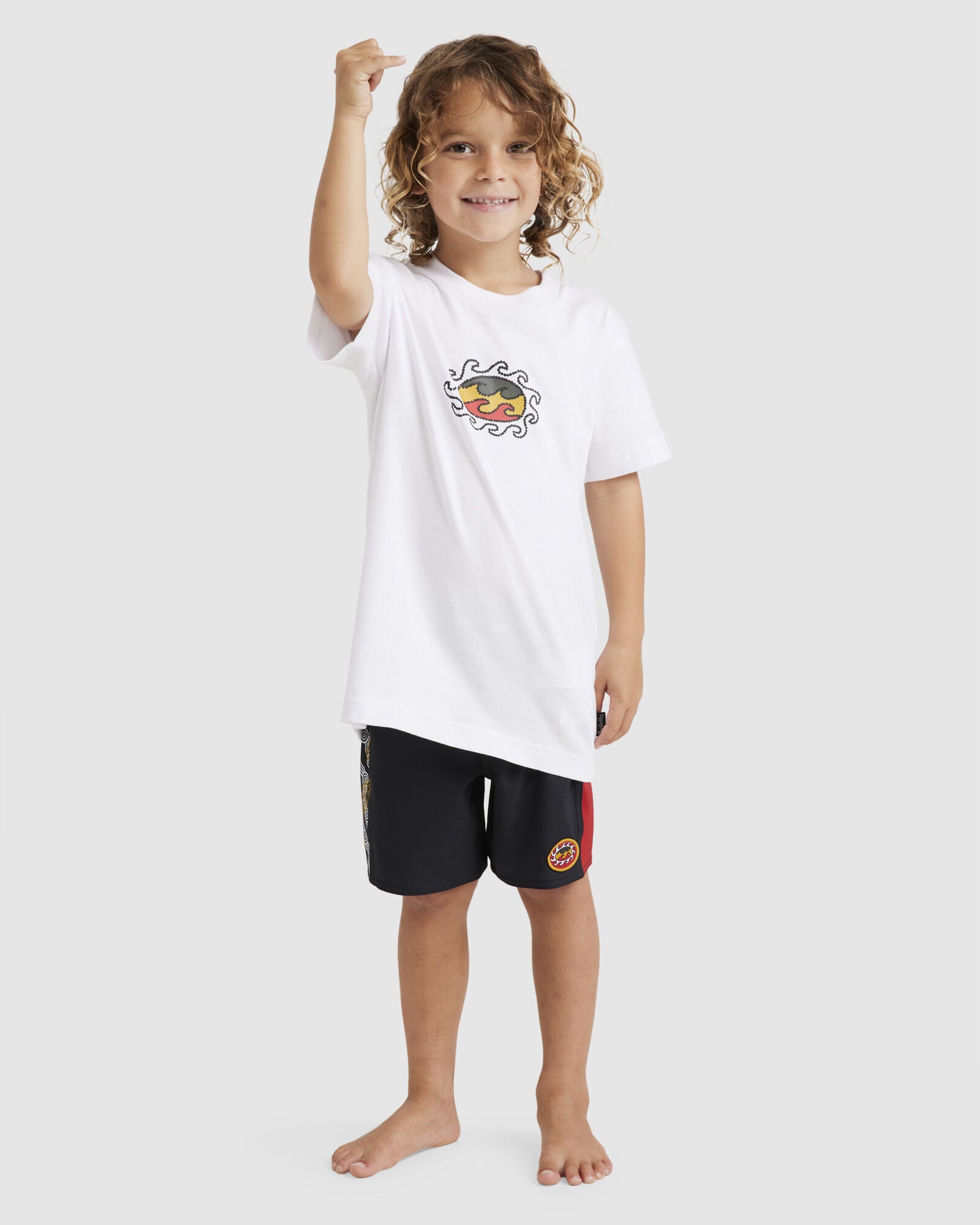 GROMS OTIS SUN SS, WHITE, OTIS CAREY, BILLABONG, BOYS T SHIRTS 