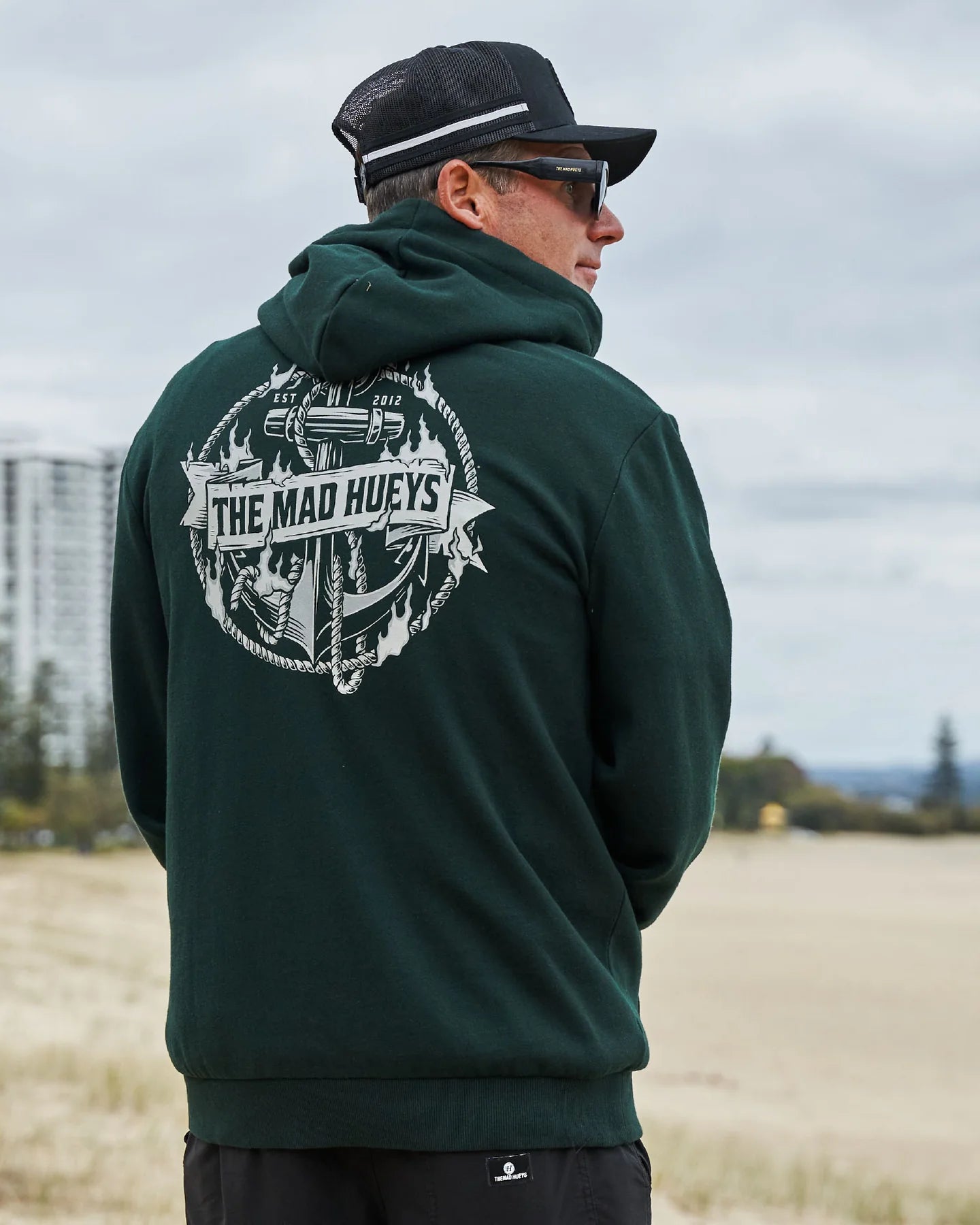FLAME ANCHOR - HOODED PULLOVER