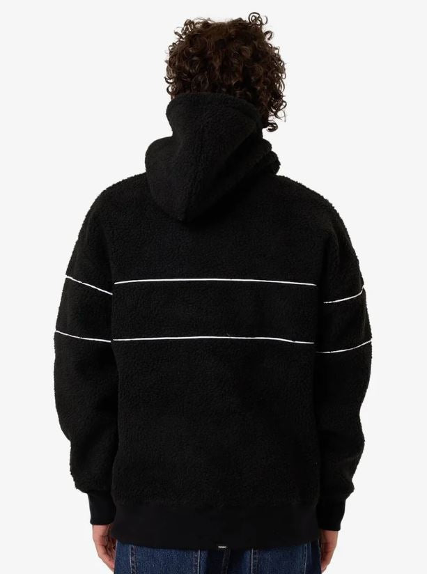 HAZED SLOUCH HOOD POLAR FLEECE