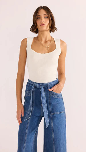 ISLA BOUCLE KNIT TANK