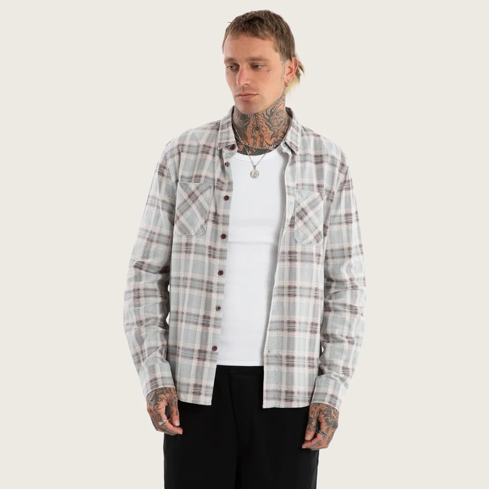 DRIVER CASUAL LS CHECK SHIRT