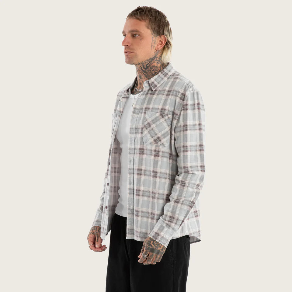 DRIVER CASUAL LS CHECK SHIRT