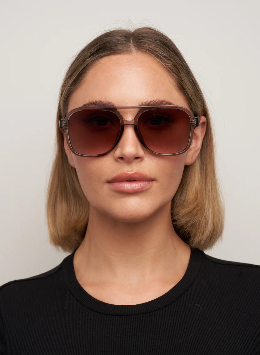KORI otra aviator sunglasses OLIVE/BROWN FADE